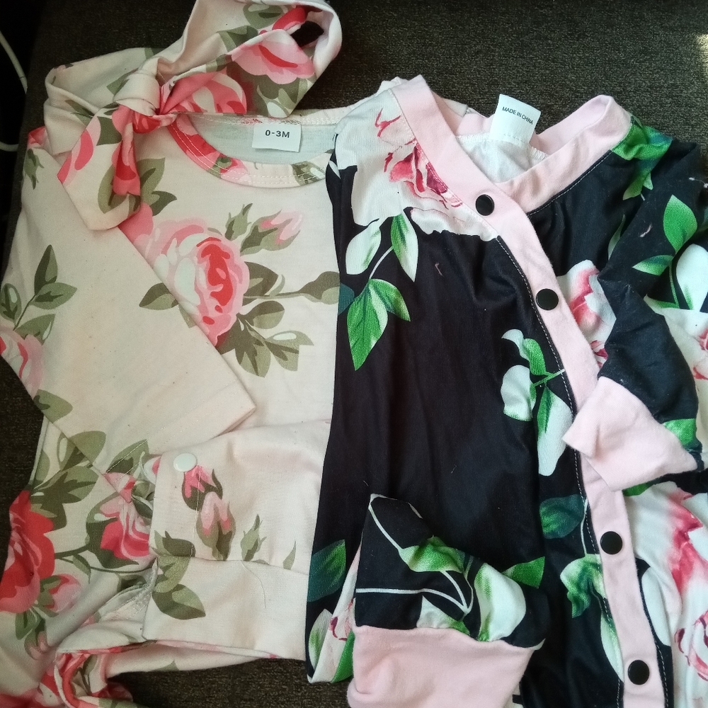 BOGO Free 2 one piece floral outfits